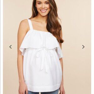 Motherhood Maternity Tiered Flowy Tank Top